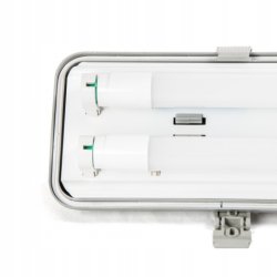 Oprawa hermetyczna IP65 na 2x świetlówki T8 120cm