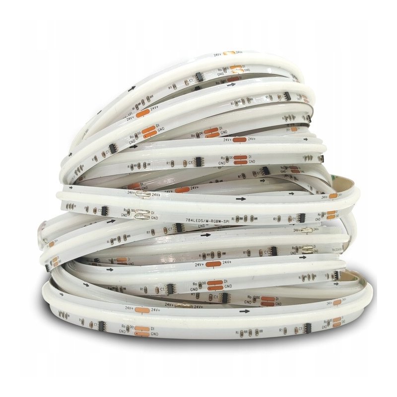 Taśma led COB RGBW + NW 24V 784d Magic Pixel Adresowalna WS2814 cyfrowa 1mb