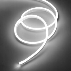 Taśma LED NEON flex IP68 230V 8x16mm 8W zimna 1m