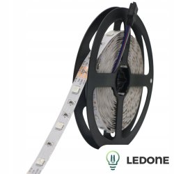 TAŚMA LED RGB + BIAŁY ZESTAW 5m 5050 KOLOROWE NA PILOTA PILOT Z ZASILACZEM