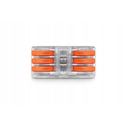 Złączka szybka zasisk przelotowa 6-torowa łącznik taśm led RGBCCT cob smd