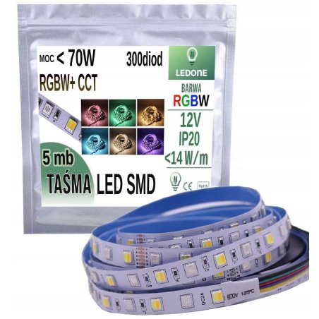 TAŚMA LED PREMIUM RGB + CCT...