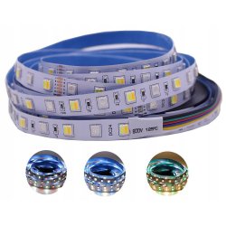 TAŚMA LED PREMIUM RGB + CCT naprzemienna rgbw 12V 5050 IP20 300diod 5m