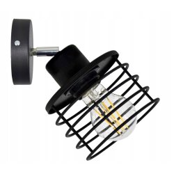 LAMPA KINKIET ŚCIENNY regulowany loft SPRĘŻYNA