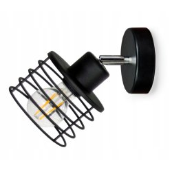 LAMPA KINKIET ŚCIENNY regulowany loft SPRĘŻYNA