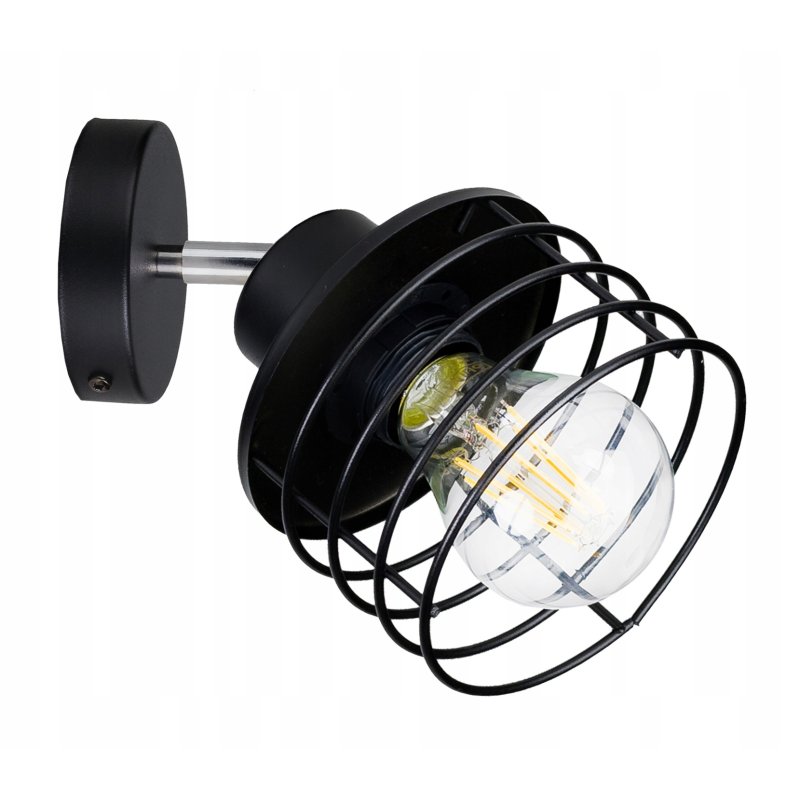 LAMPA KINKIET ŚCIENNY regulowany loft SPRĘŻYNA