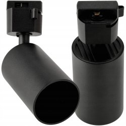 Zestaw 6x SPOT REFLEKTOR lampa GU10 na szynę 1f SZYNOPRZEWÓD szyna 2m