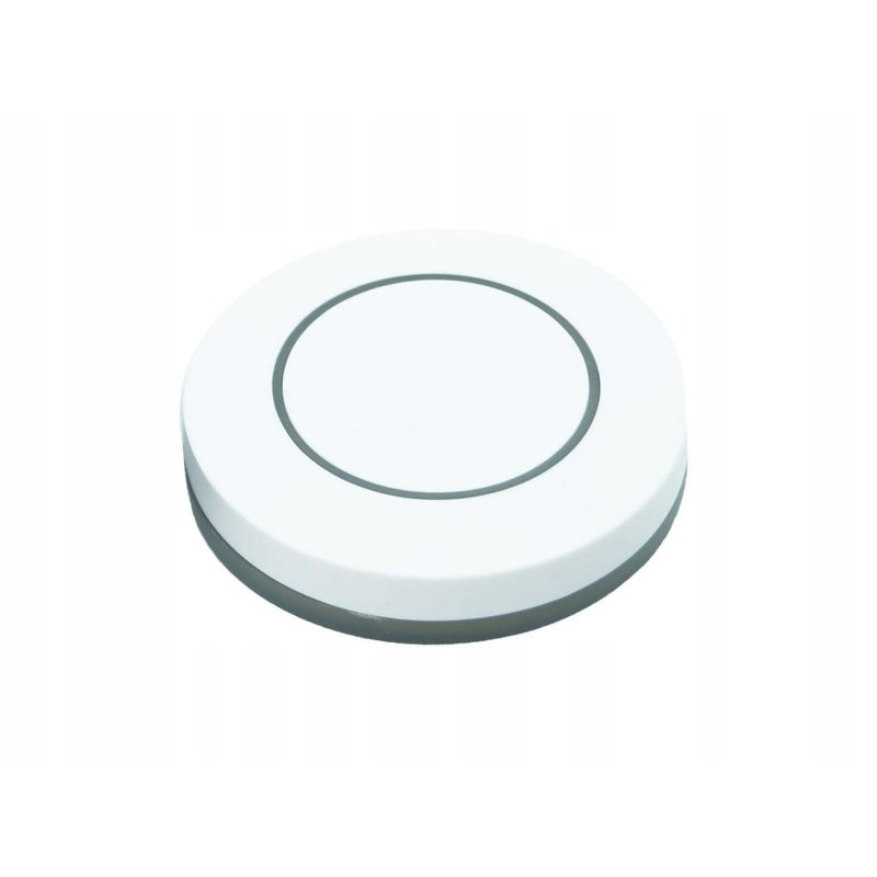 PRZYCISK bezprzewodowy WŁĄCZNIK Biały RF 433Mhz POJEDYNCZ NA BATERIE CR2032