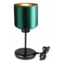 Lampka nocna Lampa stołowa loft na led E27 Abażur