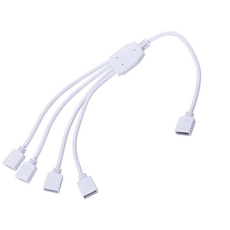 ROZDZIELACZ RGB rozgałęźnik na 4 taśmy LED złączka