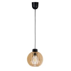 LAMPA WISZĄCA ZWIS żyrandol sufitowa LOFT Drewno 1