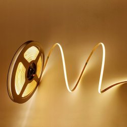 Taśma LED COB WĄSKA 4mm 24V neon linia biały ciepły 5mb