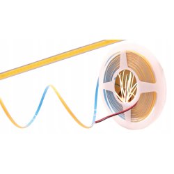 Taśma LED COB WĄSKA 4mm 24V neon linia biały ciepły 5mb