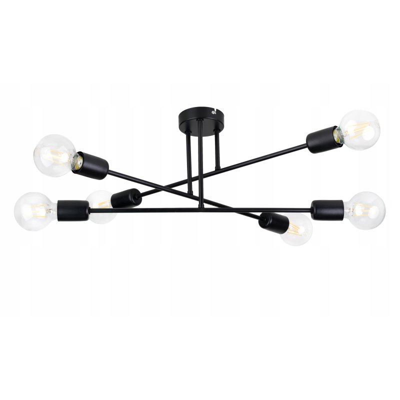LAMPA sufitowa żyrandol PLAFON LOFT E27 EDISON 6