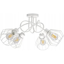 Lampa SUFITOWA żyrandol WISZĄCA LOFT drut BRYLANT