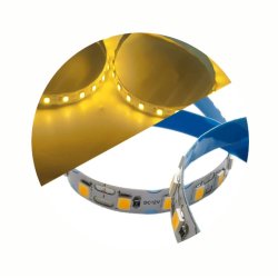 TAŚMA LED ZIG ZAG do zakrętów SKRĘTNA Typ S gięta 12V 7,2W/m IP20 6mm 1m WW