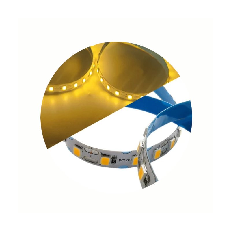 TAŚMA LED ZIG ZAG do zakrętów SKRĘTNA Typ S gięta 12V 7,2W/m IP20 6mm 1m WW