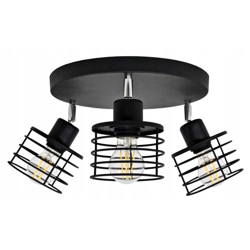 LAMPA PLAFON ŻYRANDOL LED regulowany SPRĘŻYNA CZAR