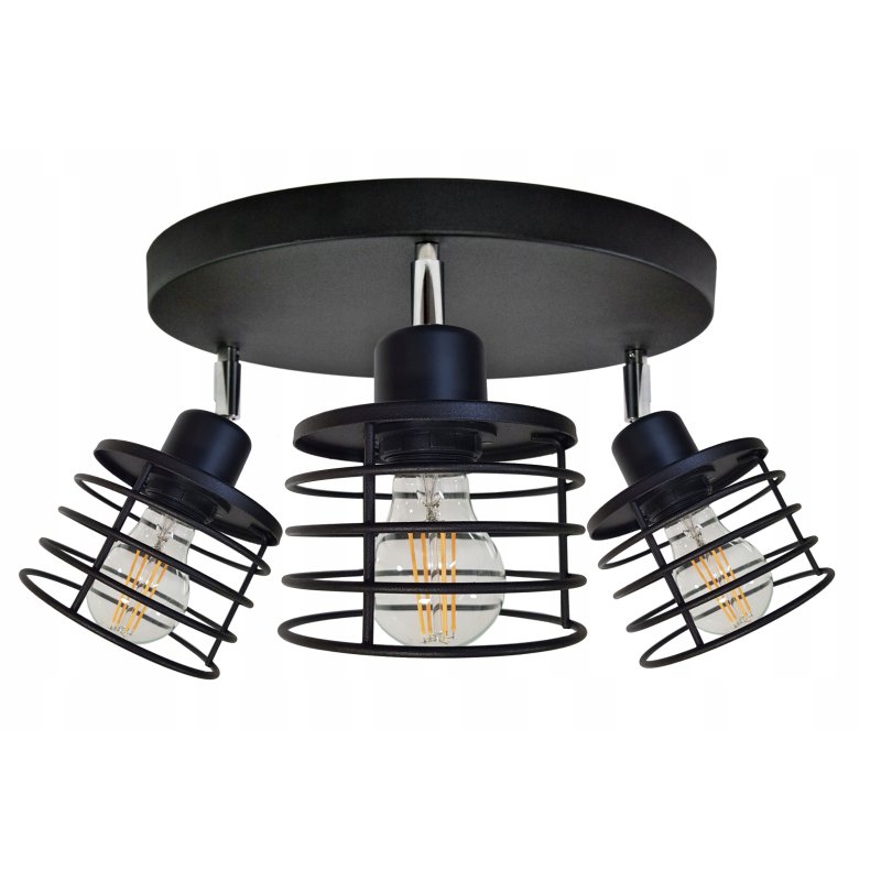 LAMPA PLAFON ŻYRANDOL LED regulowany SPRĘŻYNA CZAR