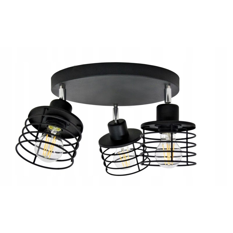 LAMPA PLAFON ŻYRANDOL LED regulowany SPRĘŻYNA CZAR