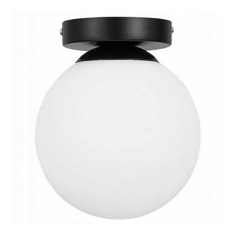 LAMPA WISZĄCA STAŁA ŻYRANDOL SUFITOWY LOFT SZKLANY KLOSZ KULA NA 1 LED E27