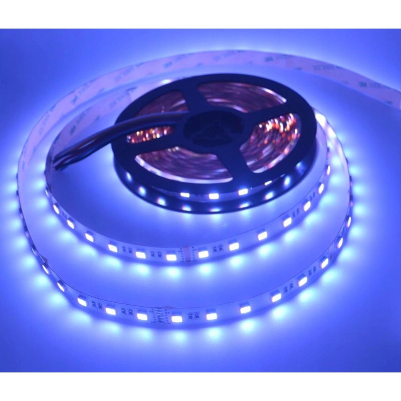 TAŚMA LED PREMIUM RGBW + WW / ciepła 4chip 4in1 5050 IP20 24V 1m