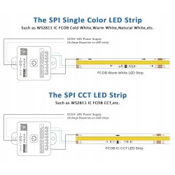 Kontroler Magic CYFROWY do taśm led multi muzyczny sterownik SPI PWM 5-24V