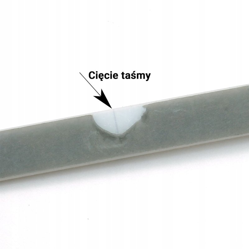 Taśma LED COB 24V 480 NW 4000K 10W/m IP68 5m do sauny basenu oczka wodnego