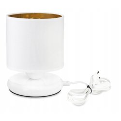 Lampka nocna Lampa stołowa loft na led E27 Abażur