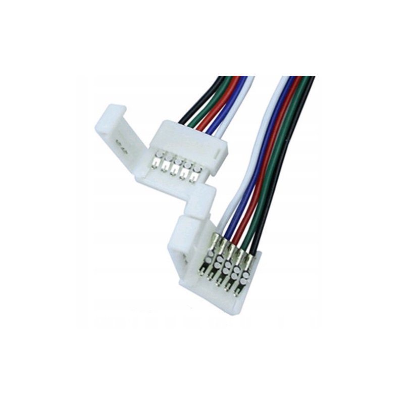 Złączka do taśmy LED RGBW 10mm -5050 z kablem 10cm