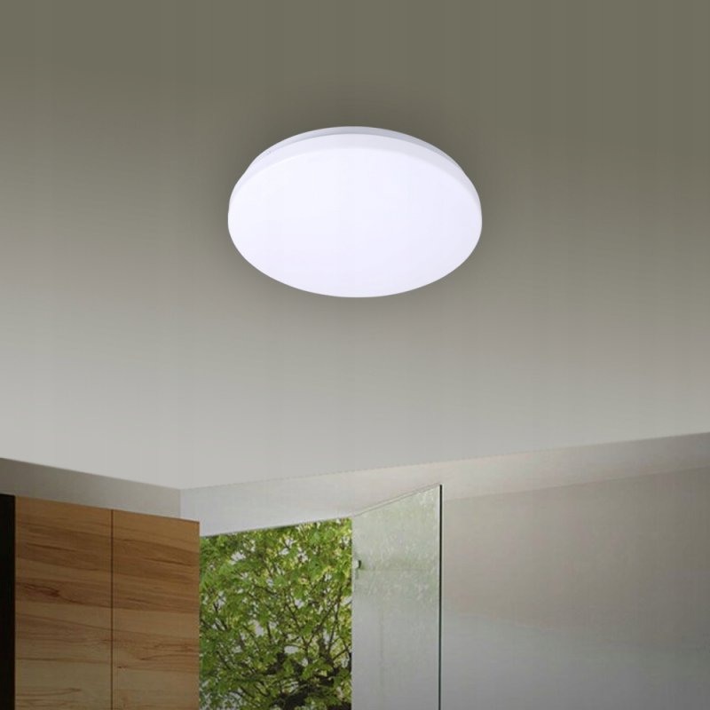 PLAFON lampa sufitowa PŁASKA LED IP44 18W CCD