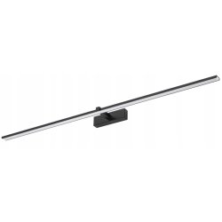 LAMPA ŁAZIENKOWA Kinkiet LED łazienkowy nad lustro szafkę 24W 120cm CZARNY