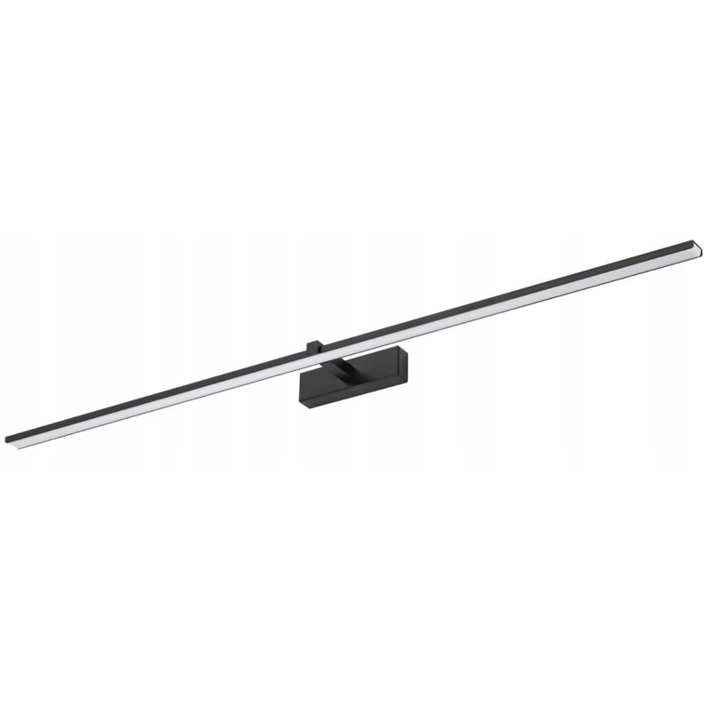 LAMPA ŁAZIENKOWA Kinkiet LED łazienkowy nad lustro szafkę 24W 120cm CZARNY