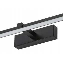 LAMPA ŁAZIENKOWA Kinkiet LED łazienkowy nad lustro szafkę 24W 120cm CZARNY