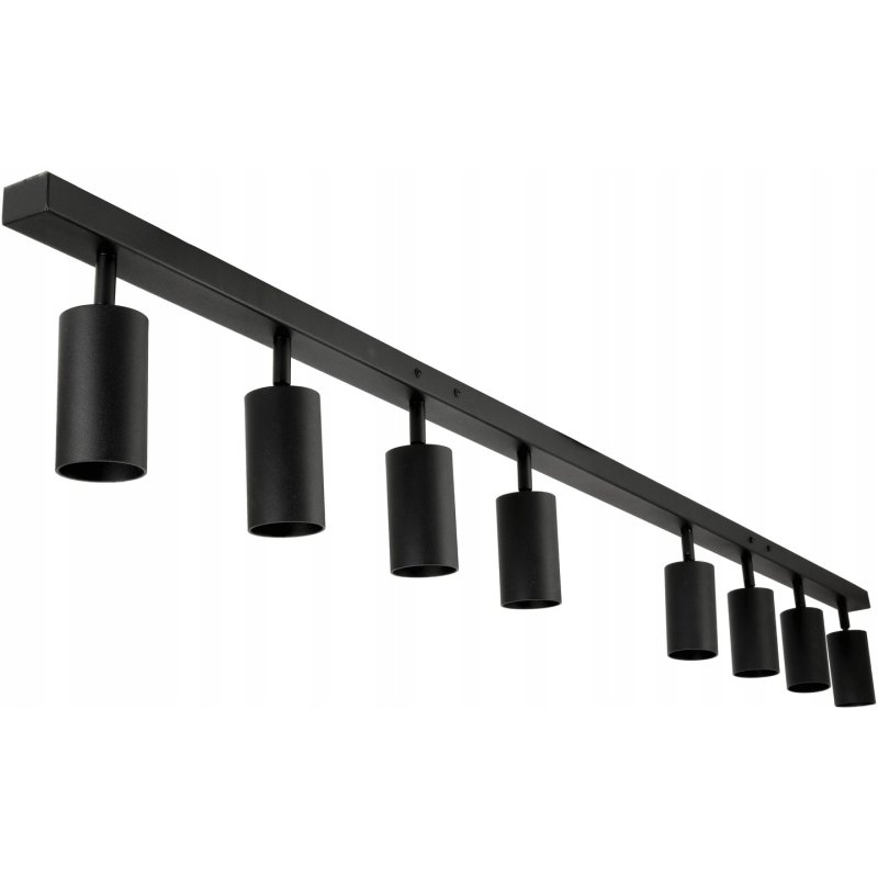 Lampa sufitowa SZYNA Spot oprawa halogenowa 8x GU10 listwa czarna