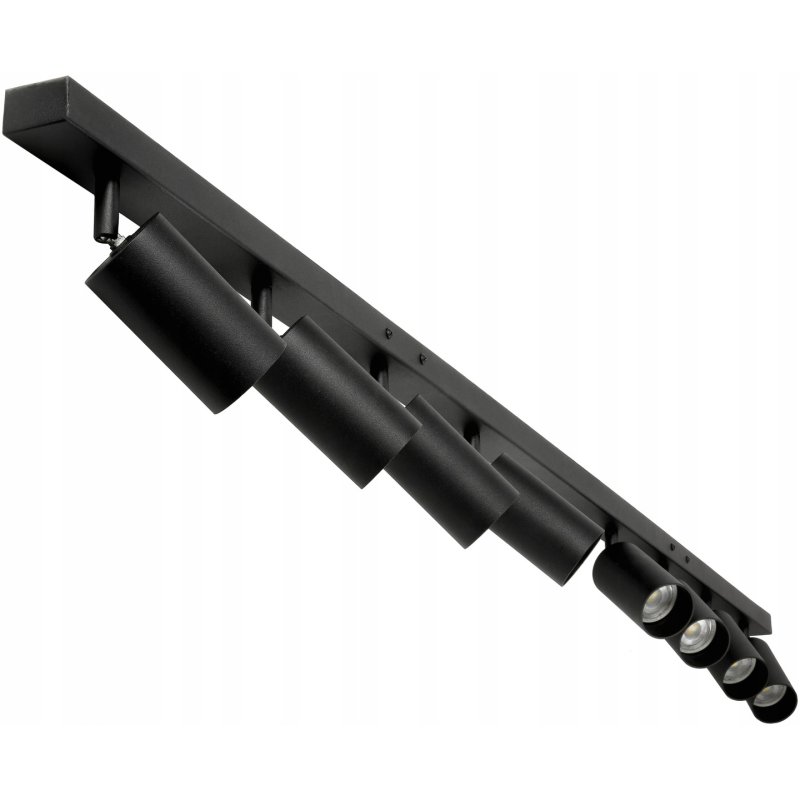 Lampa sufitowa SZYNA Spot oprawa halogenowa 8x GU10 listwa czarna