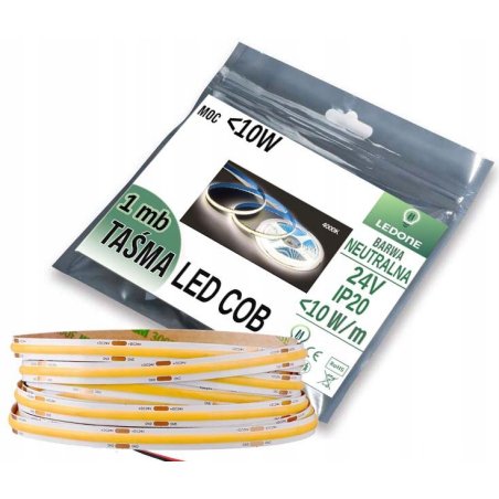 Taśma LED COB 24V 10W 480...