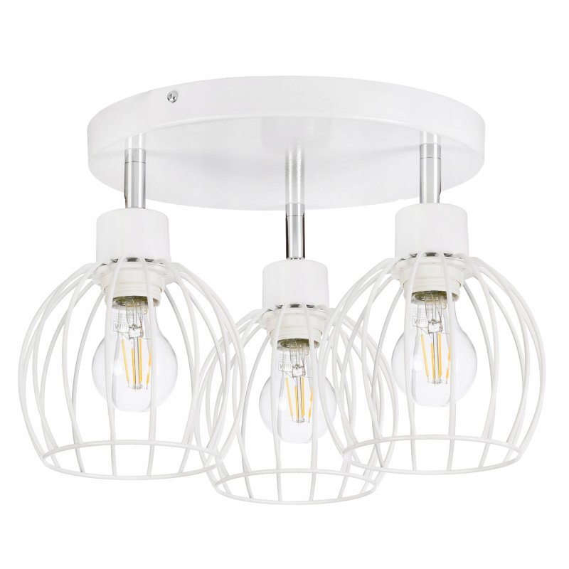 LAMPA sufit PLAFON ŻYRANDOL regulowany loft KULA 3
