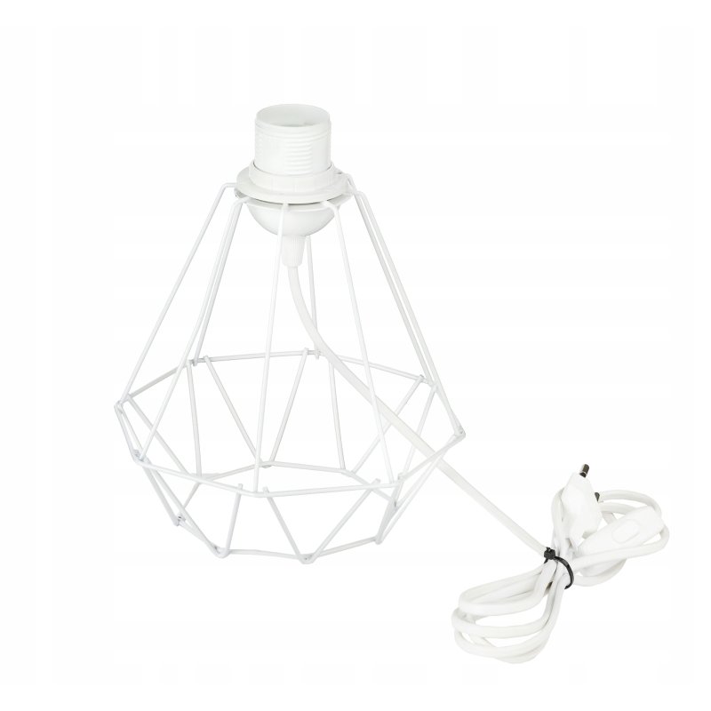 Lampka nocna Lampa stołowa loft na led E27 Abażur