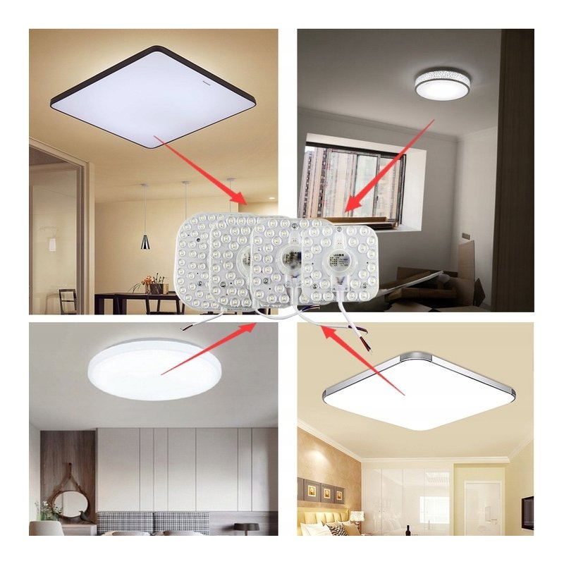 Wkład wymienny moduł do plafonu LED 18W 230V barwa neutralna na magnes