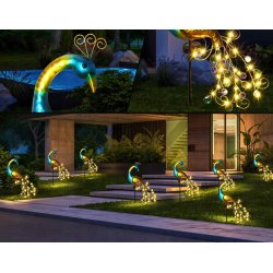 Lampa Solarna Ogrodowa wbijana PAW Z Czujnikiem Zmierzchu Szczelna LED IP65