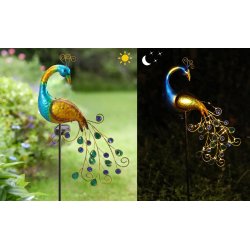 Lampa Solarna Ogrodowa wbijana PAW Z Czujnikiem Zmierzchu Szczelna LED IP65