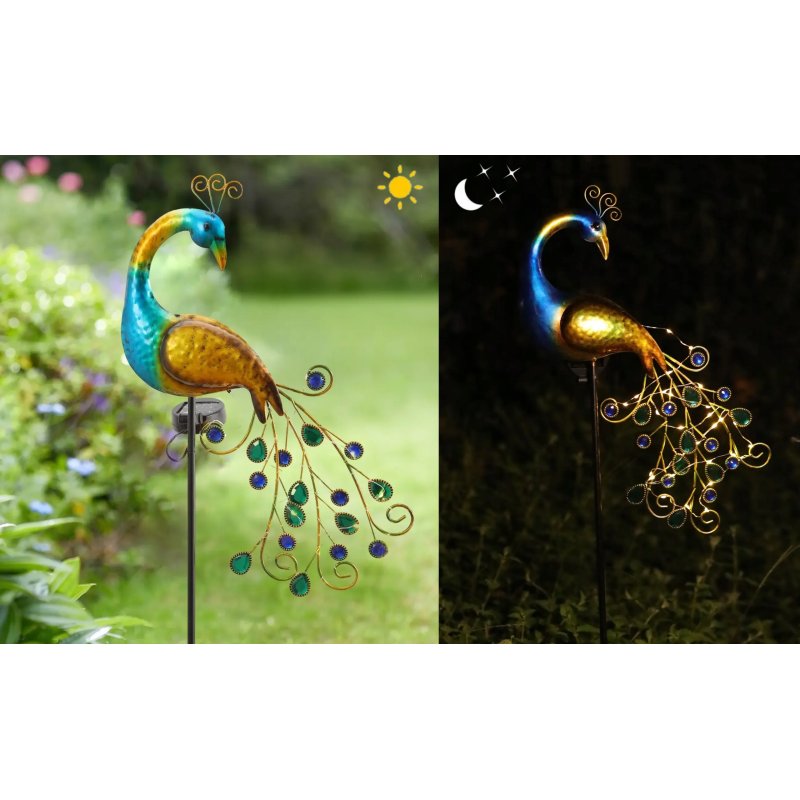 Lampa Solarna Ogrodowa wbijana PAW Z Czujnikiem Zmierzchu Szczelna LED IP65