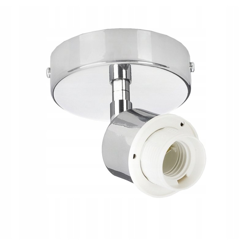 PODSTAWA BAZA LAMPA SUFITOWA PLAFON KINKIET ŚCIENNY RUCH CHROM NA KLOSZ E27