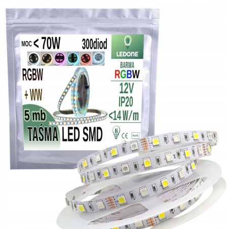 Taśma LED 5050 300 LED IP20...