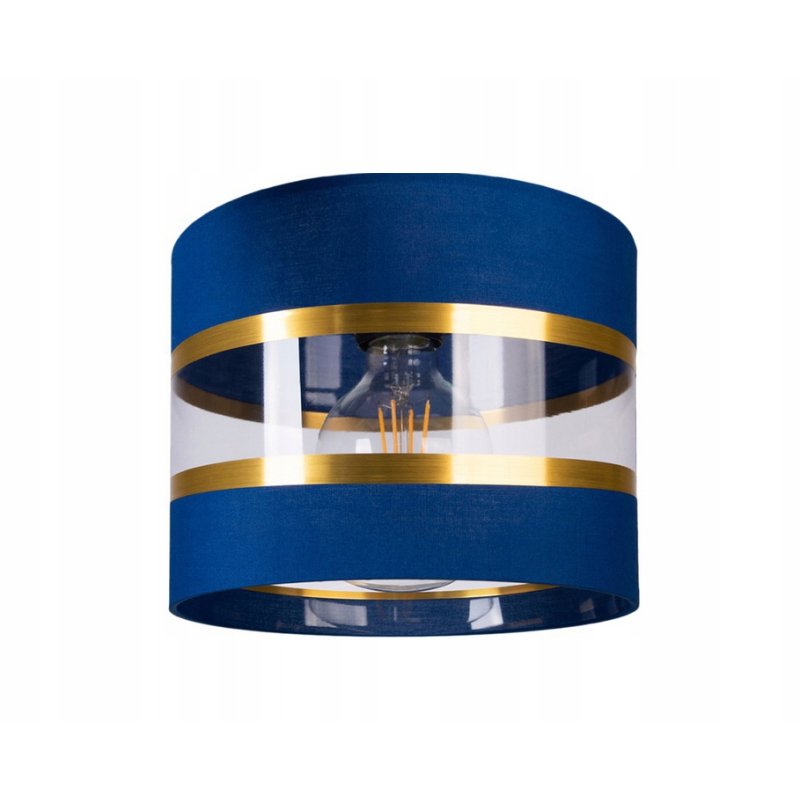 LAMPA KINKIET ścienny STAŁY E27 Abażur paski 20cm