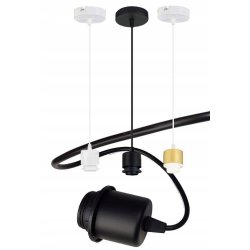 PODSTAWA BAZA LAMPA SUFITOWA WISZĄCA ZWIS LOFT METAL NA 1X E27 POD KLOSZ