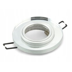 OPRAWA HALOGENOWA LED SUFITOWA STAŁA SZKLANA GU10