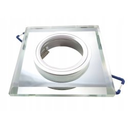 OPRAWA HALOGENOWA LED SUFITOWA STAŁA SZKLANA GU10