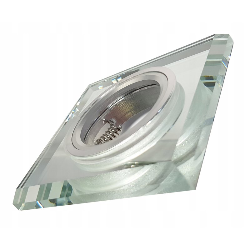 OPRAWA HALOGENOWA LED SUFITOWA STAŁA SZKLANA GU10